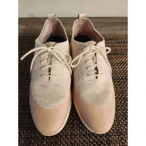 Cole Haan 2.ZEROGRAND Stitchlite Oxford Winterized Morganite Ivory - 8.5